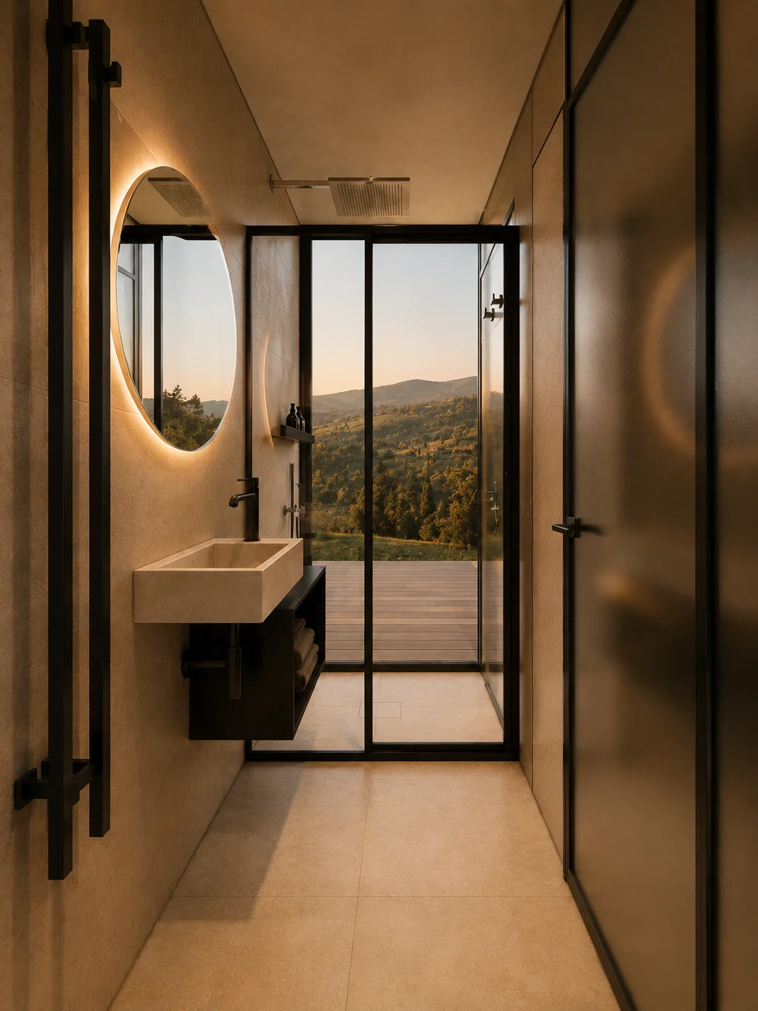 Finished bathroom