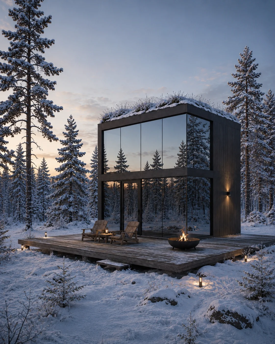 AERA DOMUS in a Nordic winter setting