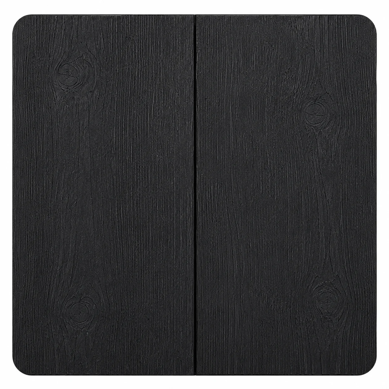 Burnt wood facade swatch